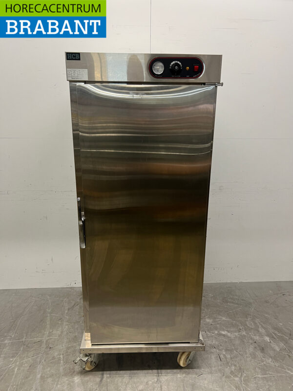 Acier inoxydable HCB Chariot de banquet Armoire chaude 1 porte 11 x 2/1 GN 230V Horeca