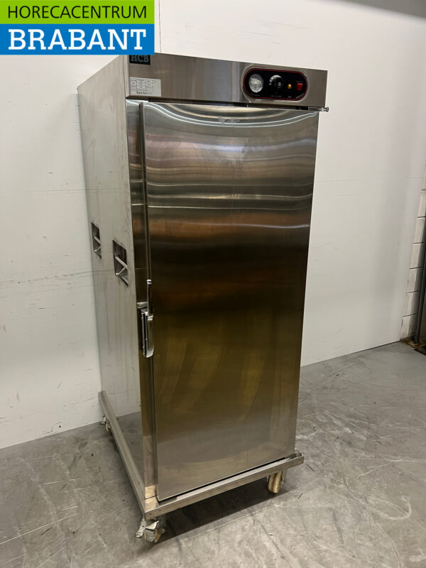 Acier inoxydable HCB Chariot de banquet Armoire chaude 1 porte 11 x 2/1 GN 230V Horeca – Image 3