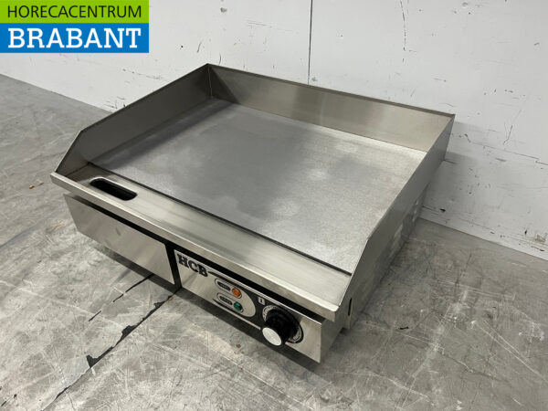 Acier inoxydable Plaque grill Plaque lisse 55 cm 230V Horeca – Image 2