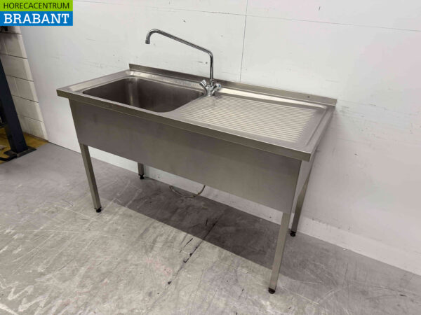 Évier en acier inoxydable double évier Premium-line 160 cm Horeca (kopie) – Image 2