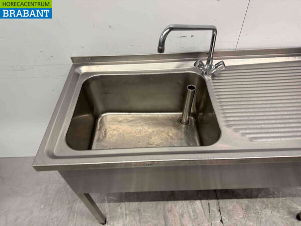 Évier en acier inoxydable double évier Premium-line 160 cm Horeca (kopie) – Image 3