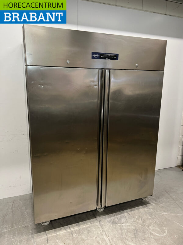 Congélateur double porte Rubbens en acier inoxydable 1400 litres 230V Horeca – Image 3