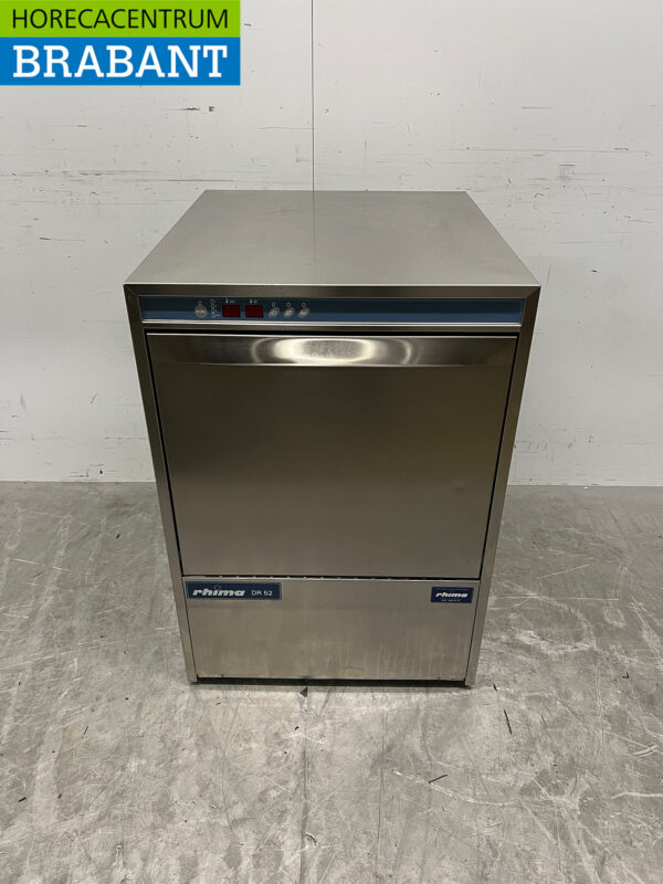 Lave-vaisselle Rhima DR52 en acier inoxydable 400V Restauration