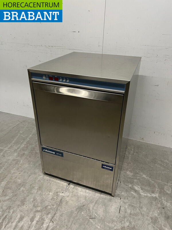 Lave-vaisselle Rhima DR52 en acier inoxydable 400V Restauration – Image 2