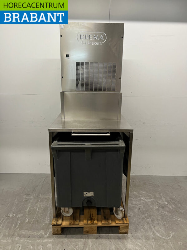 Brema G 250A Q en acier inoxydable Machine à glace pilée 250 kg par jour 230V Horeca