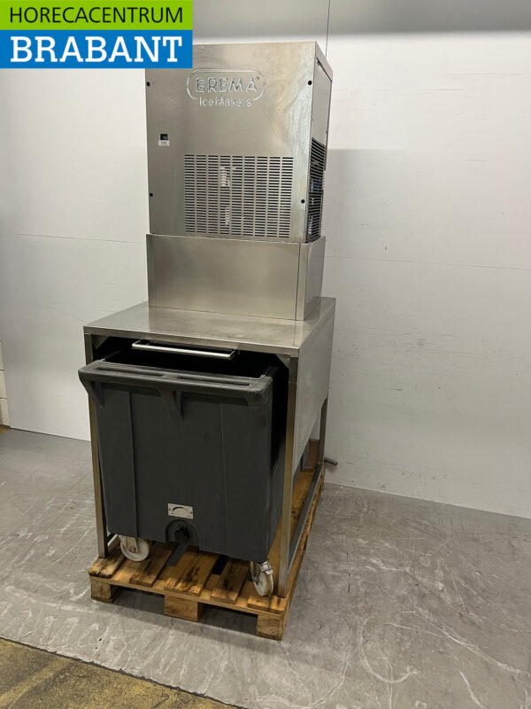 Brema G 250A Q en acier inoxydable Machine à glace pilée 250 kg par jour 230V Horeca – Image 2