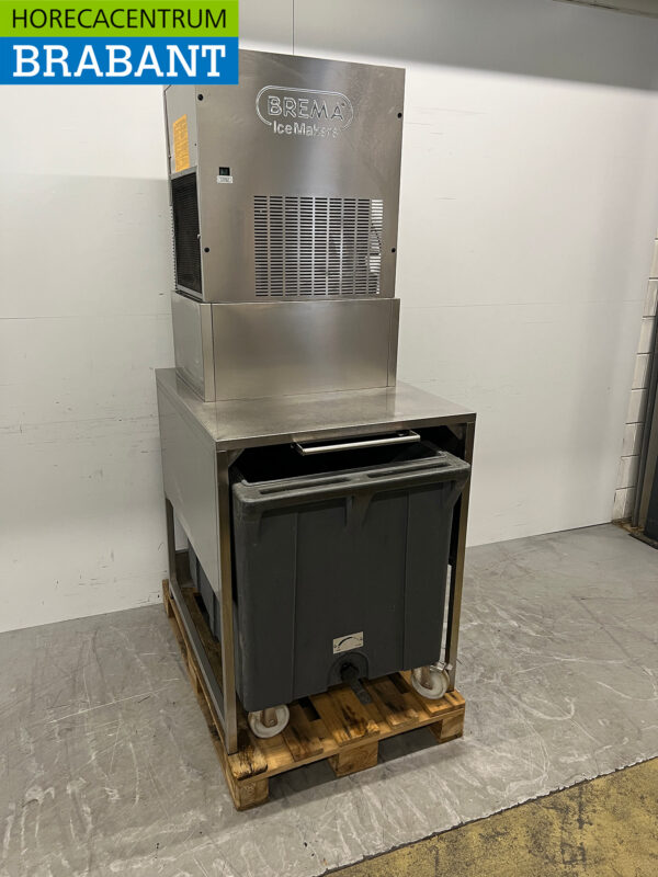 Brema G 250A Q en acier inoxydable Machine à glace pilée 250 kg par jour 230V Horeca – Image 3