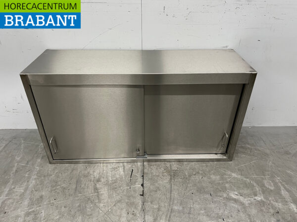 Armoire murale en acier inoxydable 2 portes coulissantes 115 cm Restauration
