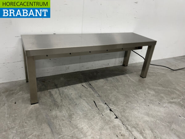 Pont chauffant en acier inoxydable 100 cm 230V Restauration – Image 3