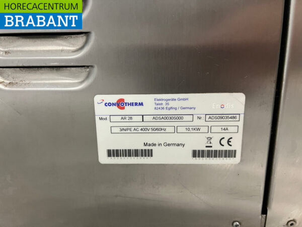 Four à convection Convotherm en acier inoxydable 7 x 1/1 GN 400V Horeca – Image 5