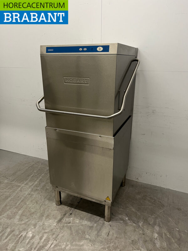 Lave-vaisselle Hobart en acier inoxydable avec pompe de vidange 400V Horeca – Image 2