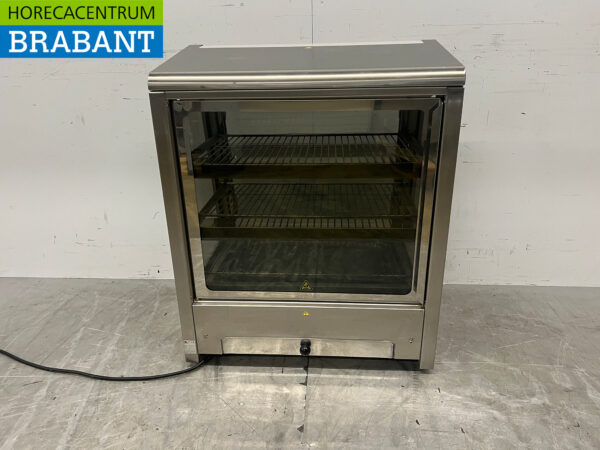 Vitrine chauffante en acier inoxydable 73 cm 230V Horeca – Image 5