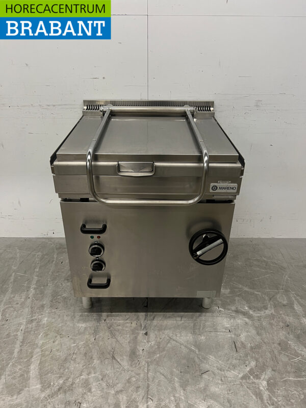 Plaque à rôtir Mareno en acier inoxydable 40 litres 70 cm 400V Horeca