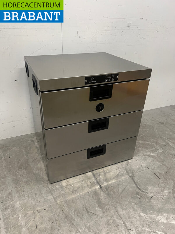 Tiroir chauffant Moduline en acier inoxydable 3 tiroirs 230V Horeca – Image 3
