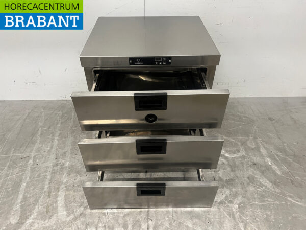Tiroir chauffant Moduline en acier inoxydable 3 tiroirs 230V Horeca – Image 4