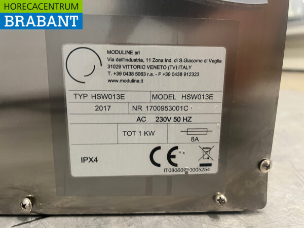 Tiroir chauffant Moduline en acier inoxydable 3 tiroirs 230V Horeca – Image 6