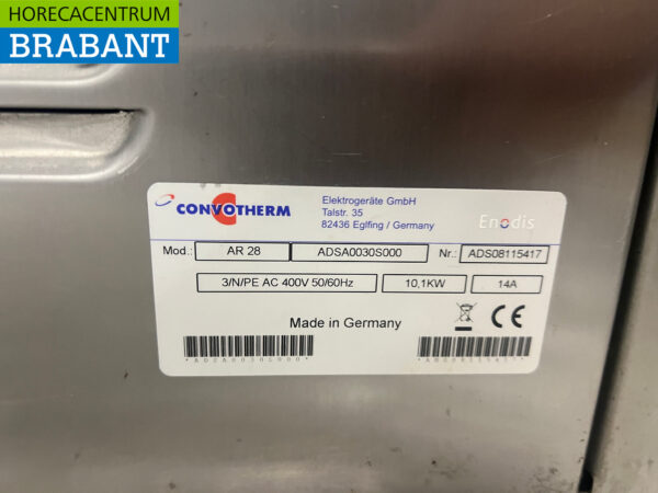 Four à convection Convotherm en acier inoxydable 7x 1/1 GN 400V Horeca – Image 5