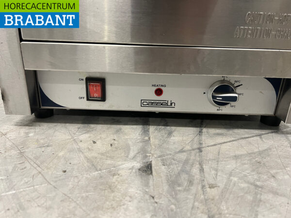 Casselin double plaque chauffante en acier inoxydable 2 x 1/1 GN 230V Horeca – Image 4