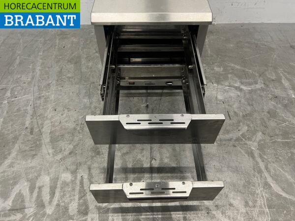 Casselin double plaque chauffante en acier inoxydable 2 x 1/1 GN 230V Horeca – Image 5