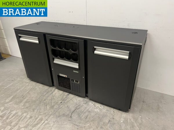 Gamko Glacière de bar avec nid à bouteilles 167 cm 230V Horeca – Image 2