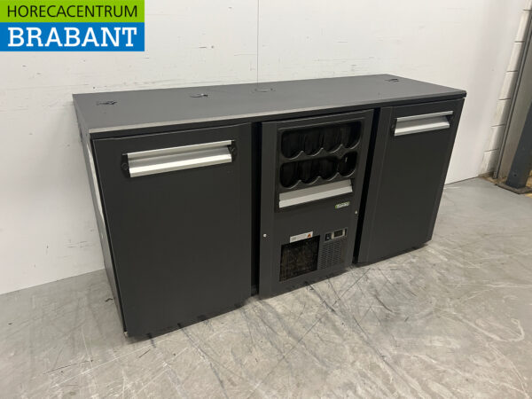 Gamko Glacière de bar avec nid à bouteilles 167 cm 230V Horeca – Image 3
