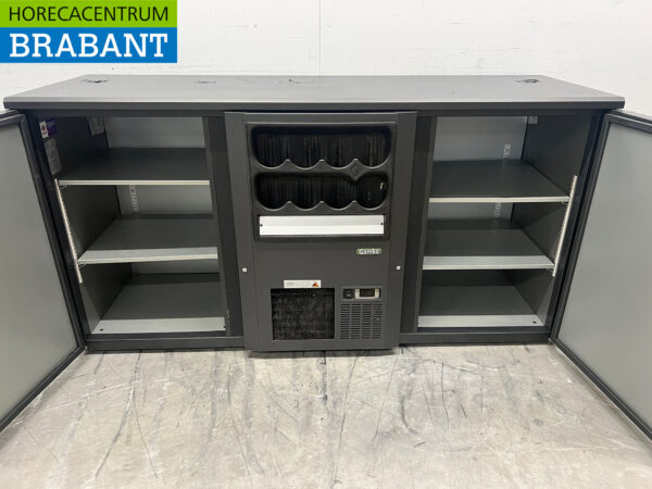 Gamko Glacière de bar avec nid à bouteilles 167 cm 230V Horeca – Image 4