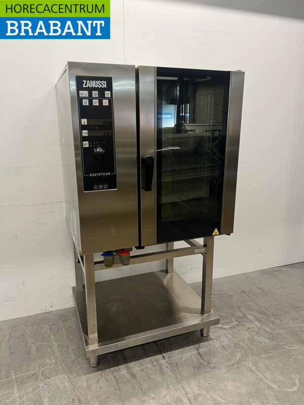 Acier inoxydable Zanussi Combisteamer 10 x 1/1 GN GAZ + 230V Horeca – Image 2