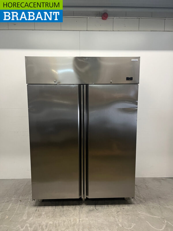 Réfrigérateur double porte en acier inoxydable 1340 litres 230V Horeca