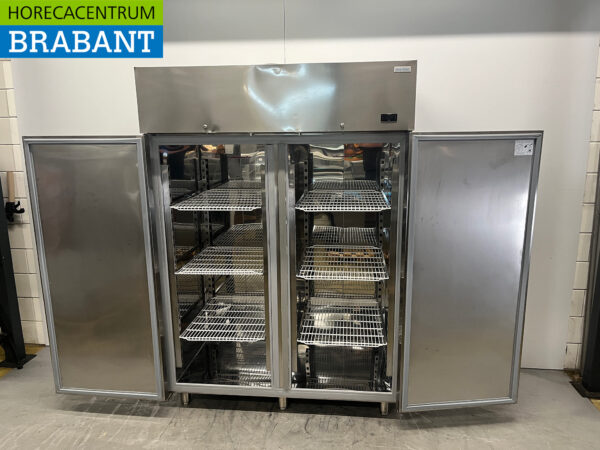 Réfrigérateur double porte en acier inoxydable 1340 litres 230V Horeca – Image 4