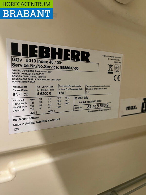 Liebherr Freezer Congélateur 478 litres 230V Horeca – Image 5