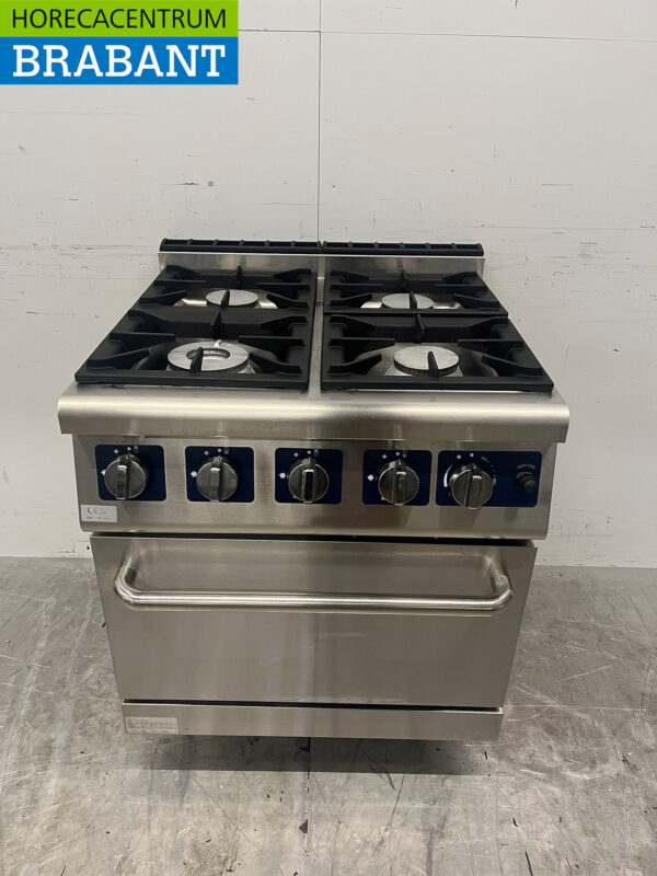 Cuisinière à 4 feux en acier inoxydable avec four Restauration au GAZ