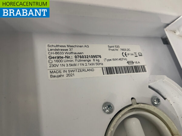 Lave-linge Schulthess Spirit 520 230V Horeca – Image 5