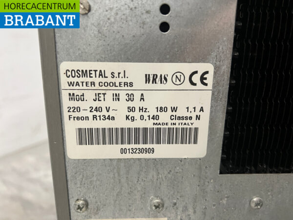 Acier inoxydable Cosmetal JET IN 30 A Refroidisseur d'eau compact 230V Horeca – Image 4
