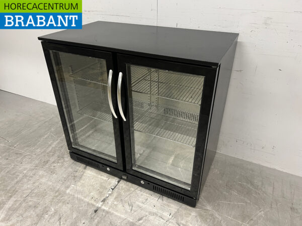 Backbar Bar Cooler 2 portes battantes en verre 208 litres 90 cm 230V Horeca – Image 2