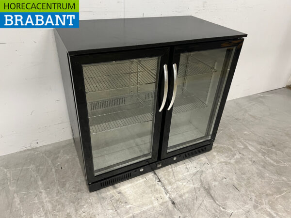 Backbar Bar Cooler 2 portes battantes en verre 208 litres 90 cm 230V Horeca – Image 3