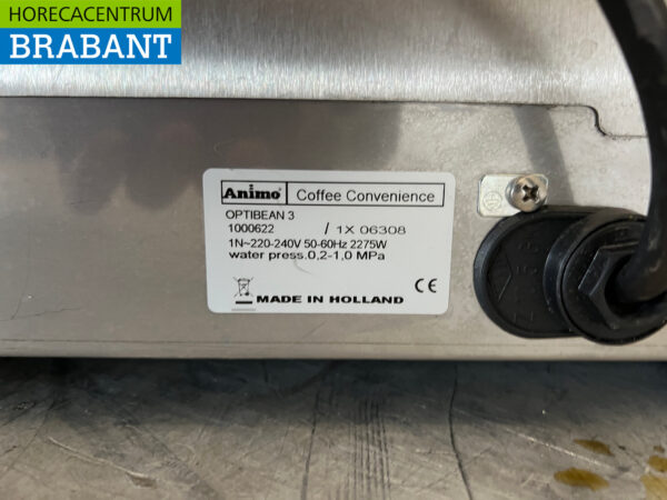 Acier inoxydable Animo OptiBean 3 Machine à café Machine à café 230V Horeca – Image 5