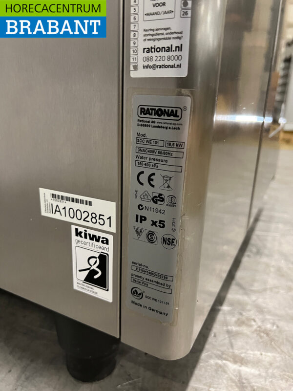 Rational SelfCookingCenter SCC WE 101 en acier inoxydable Four à vapeur 400V Horeca – Image 8