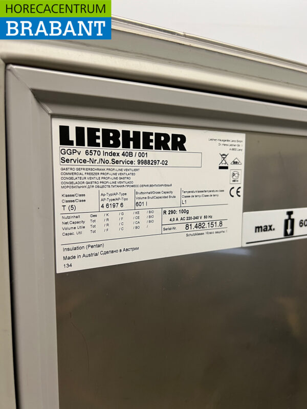 Réfrigérateur Liebherr inox 601 litres 230V Horeca – Image 5