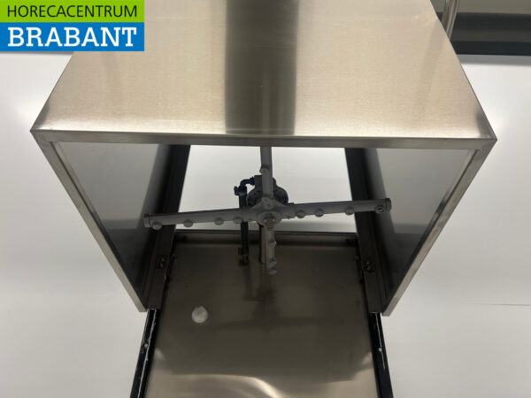 Lave-vaisselle intégrable Adler ECO en acier inoxydable avec pompe de vidange et adoucisseur d'eau 400V Horeca – Image 6