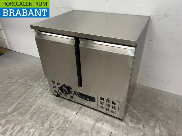 Établi réfrigéré Combisteel en acier inoxydable 90 cm 230V Horeca – Image 2