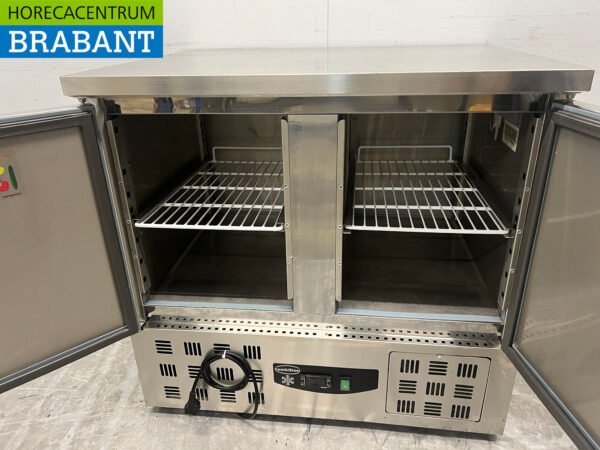 Établi réfrigéré Combisteel en acier inoxydable 90 cm 230V Horeca – Image 4