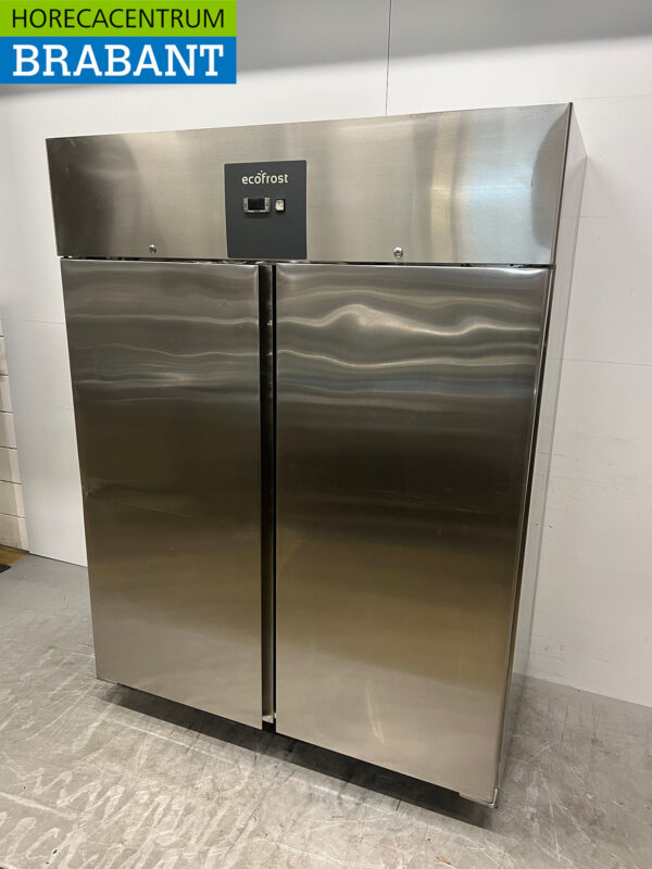 Congélateur double porte Ecofrost en acier inoxydable 1300 litres 230V Horeca – Image 2