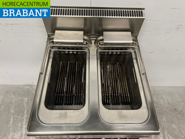 Friteuse double Mareno en acier inoxydable 2 x 10 litres 400V Horeca – Image 5