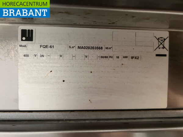 Friteuse double Mareno en acier inoxydable 2 x 10 litres 400V Horeca – Image 7