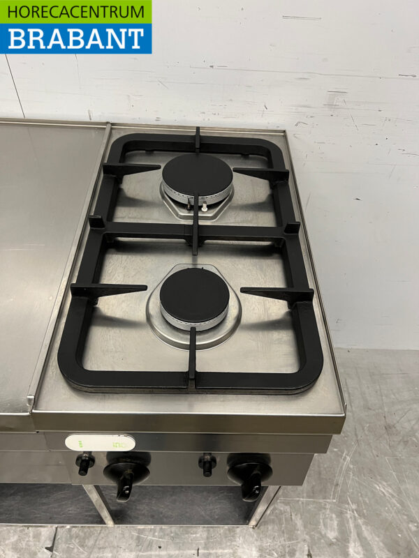 Acier inoxydable Electrolux Bainmarie ligne de cuisson et 2 brûleurs Gaz naturel 105 cm 230V + Gaz Horeca – Image 5
