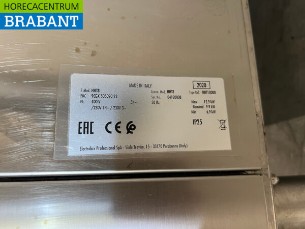 Lave-vaisselle à passage Zanussi en acier inoxydable 400V Horeca – Image 6