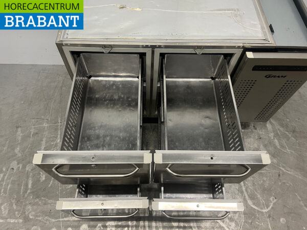 Acier inoxydable Réfrigérateur Gram 129 cm 4 tiroirs 230V Restauration – Image 4