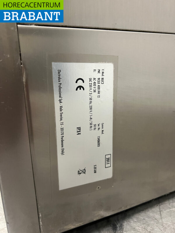 Lave-vaisselle Zanussi NUC3 en acier inoxydable 400V Restauration – Image 7
