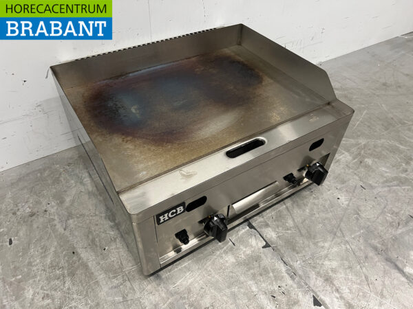 Planche à griller en acier inoxydable Plaque à griller lisse 60 cm PROPAAN Horeca – Image 3