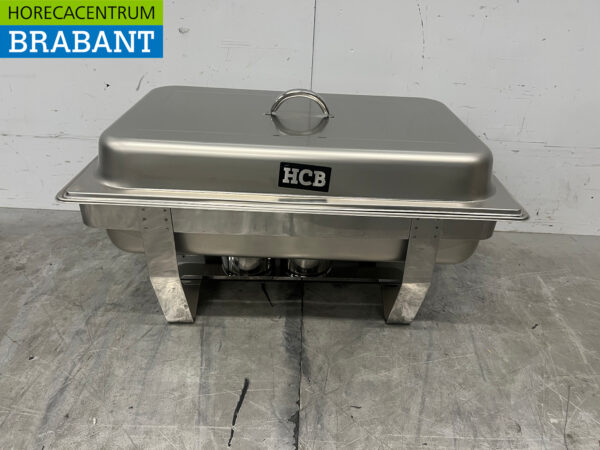 Casserole HCB en acier inoxydable 2 x 1/2 GN Catering
